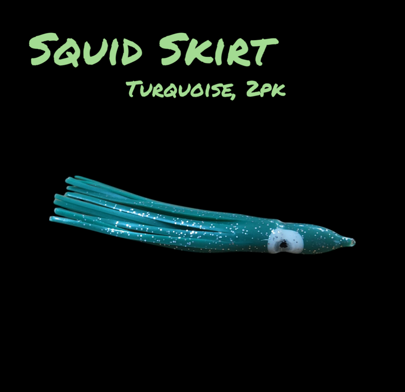 Turquoise Squid Skirt