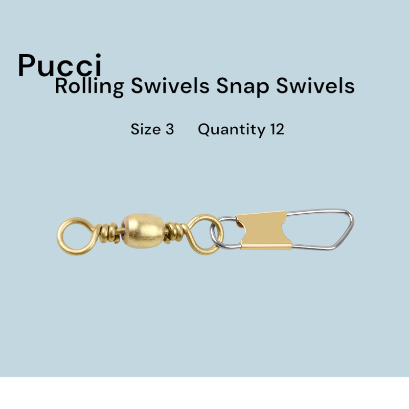 Snap Swivel #3 12 Pk Pucci