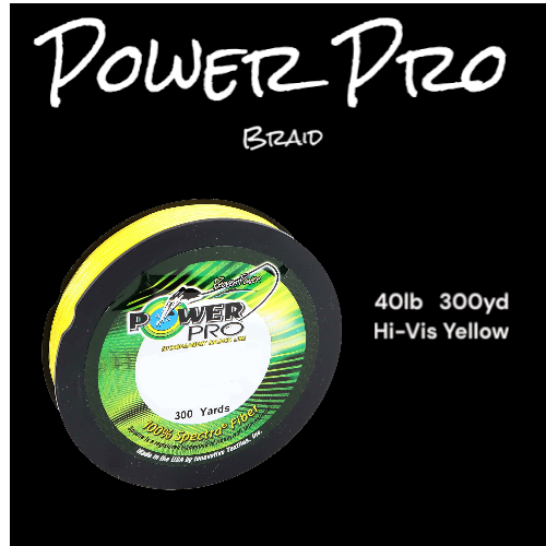 Power Pro Braid 40 Lb 300 Yrds