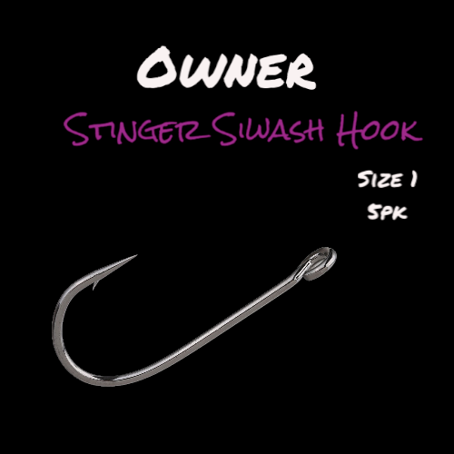 Owner Stinger Siwash Hook Sz1 7pk