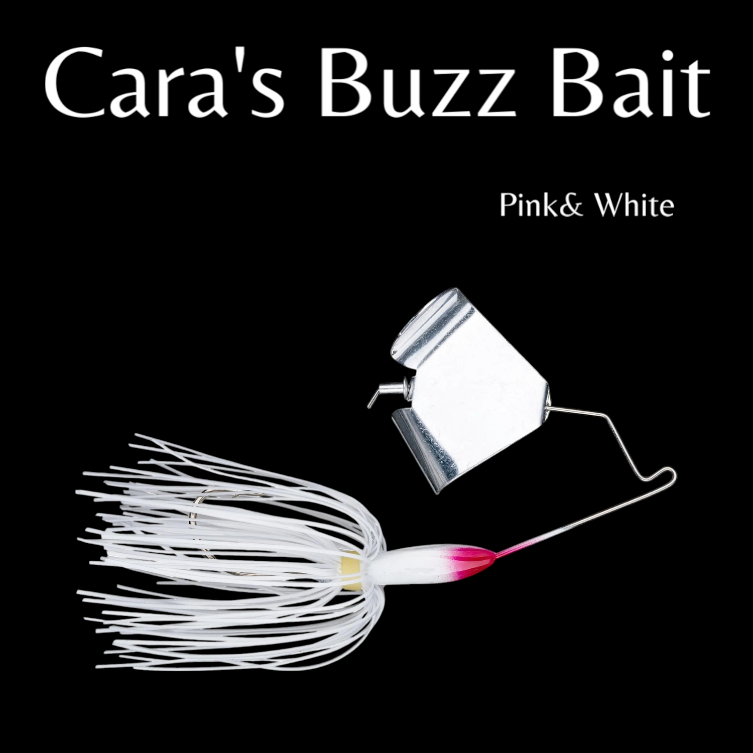 Cara&#39;s Buzz Bait White w/pink eye