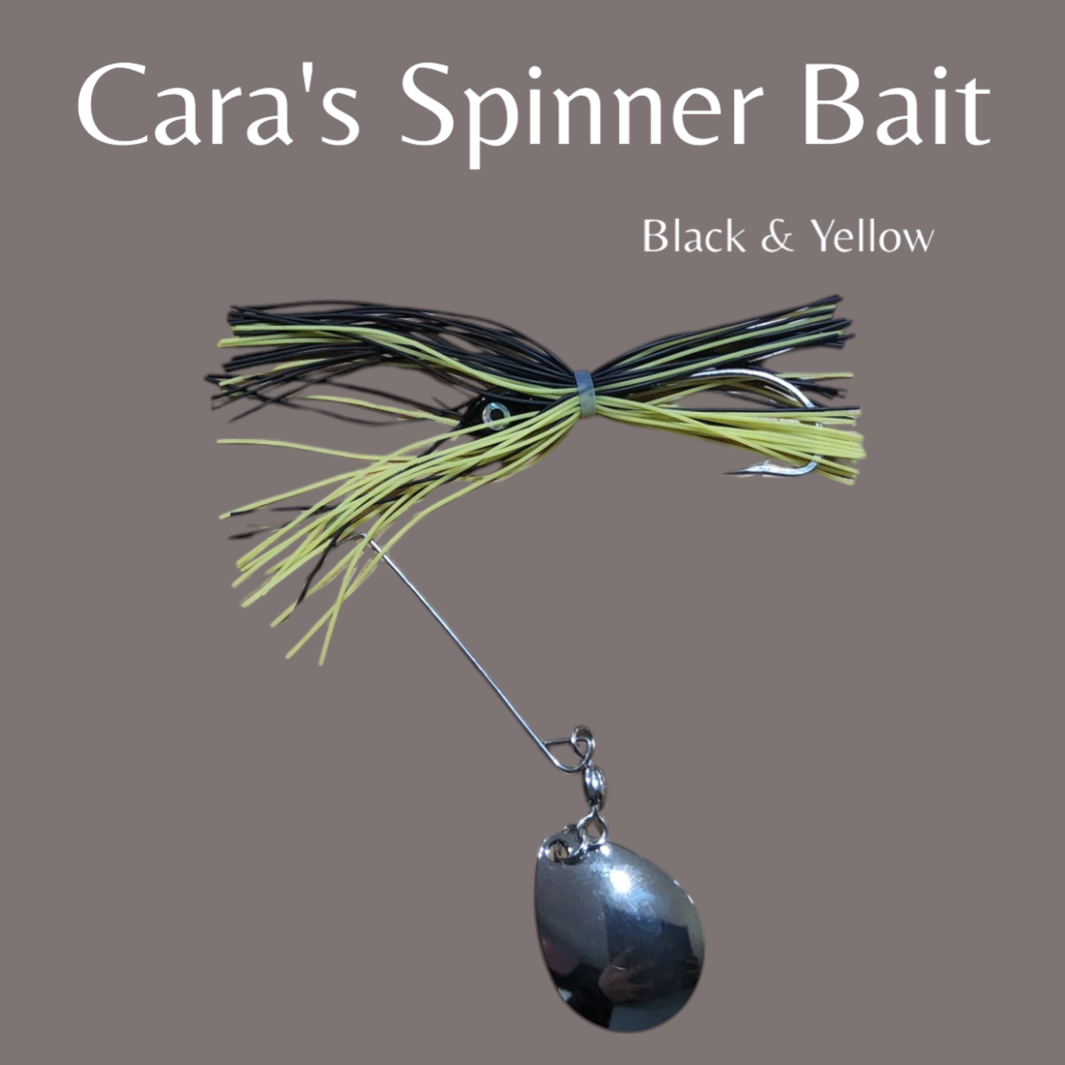 Cara&#39;s Spinner Bait Yellow/Black