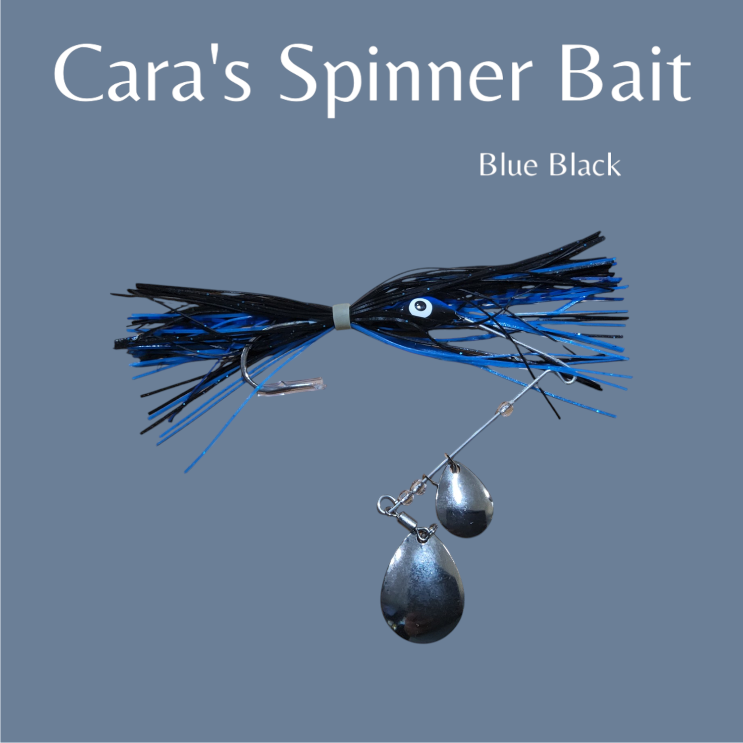 Cara&#39;s Spinner Bait Blue/Black
