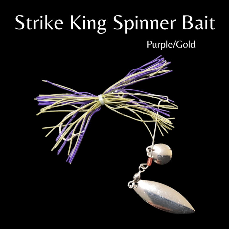 Strike King Spinnerbait Purple/Gold