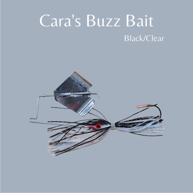 Cara&#39;s Buzz Bait Black/Clear