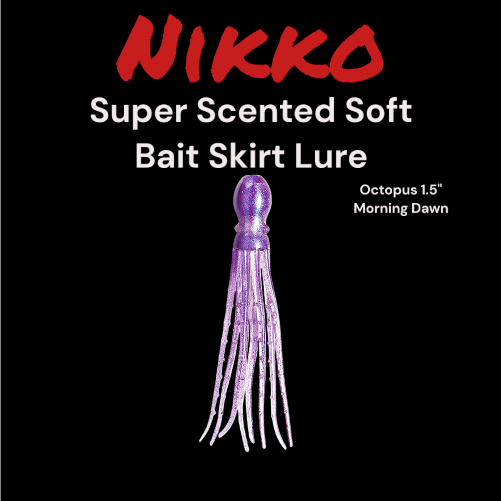 Nikko 1.5 Inch Purple Octopus Hoochie