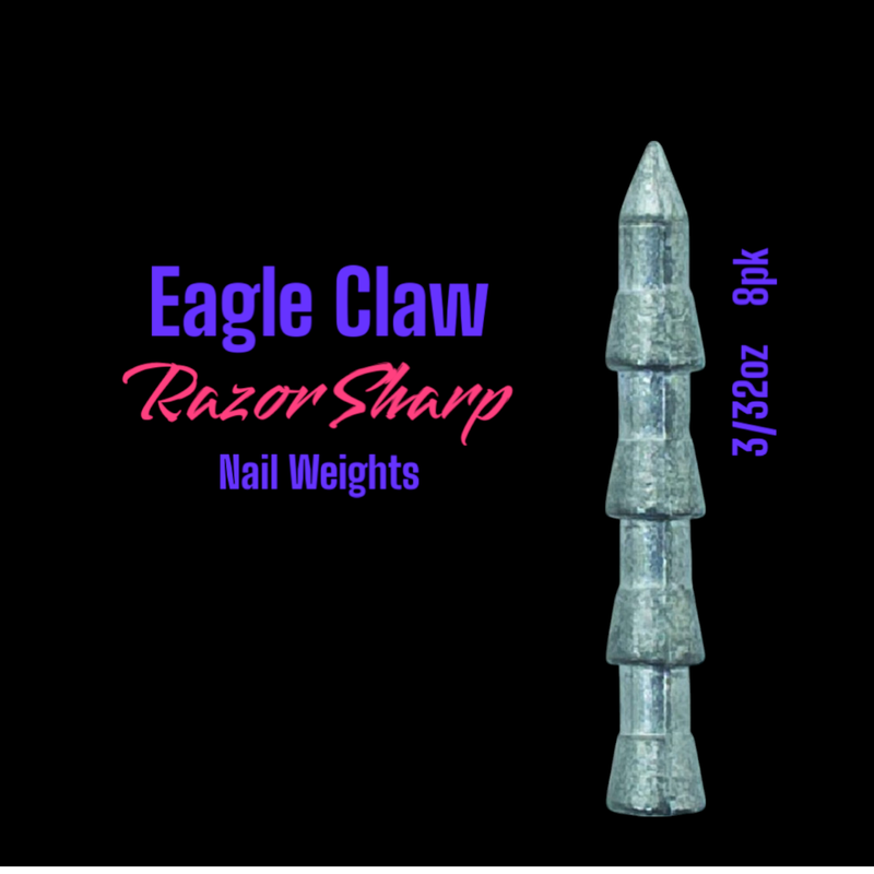 Nail Weight 3/32 8 Pk Eagle Claw