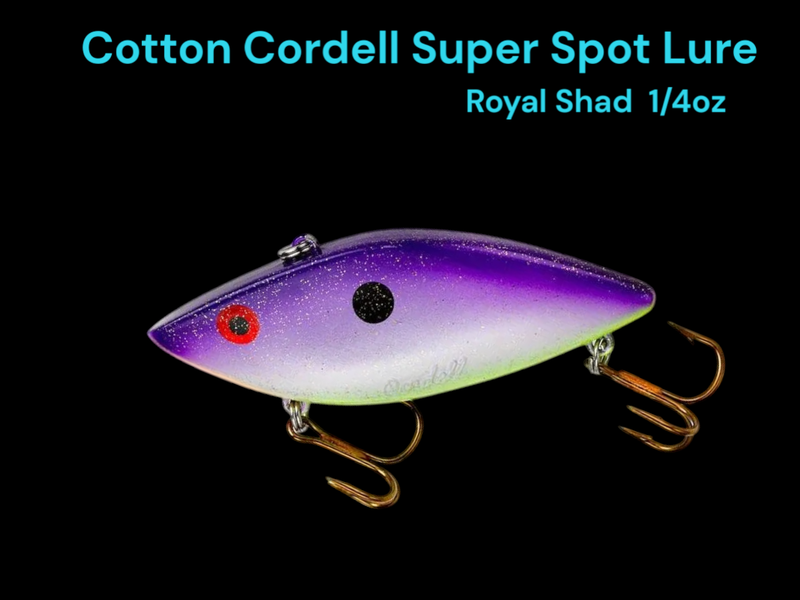 Cotton Cordell Lure Royal Shad 1/4oz