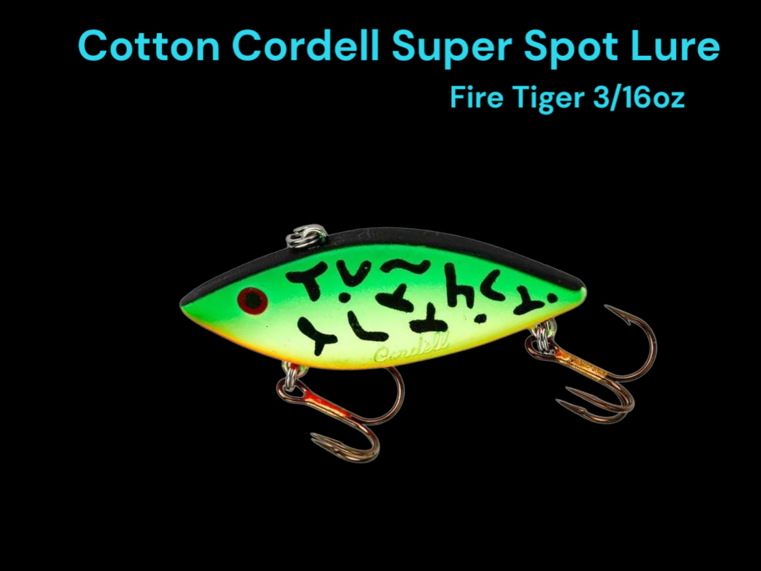 Cotton Cordell Lure Fire Tiger 3/16oz