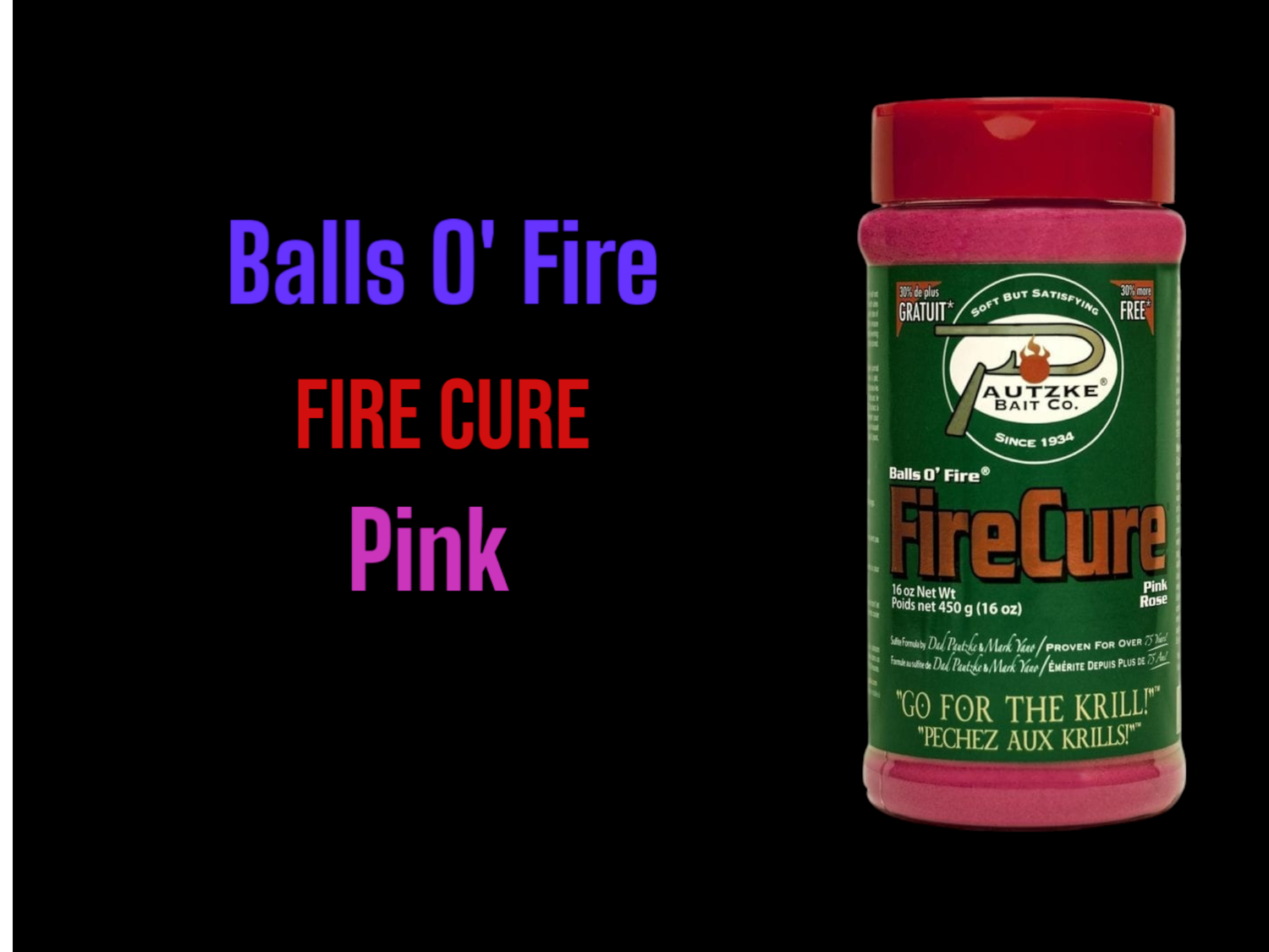 Pautzke FireCure 16z Powdered Cure
