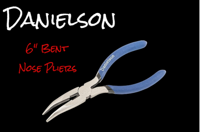 Danielson CL6 Pliers Hcarb Bent Nose 6&quot;