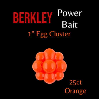 PowerBait Egg Cluster Orange 25ct