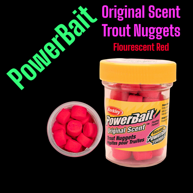 Power Bait Original Scent Trout Nuggets Red