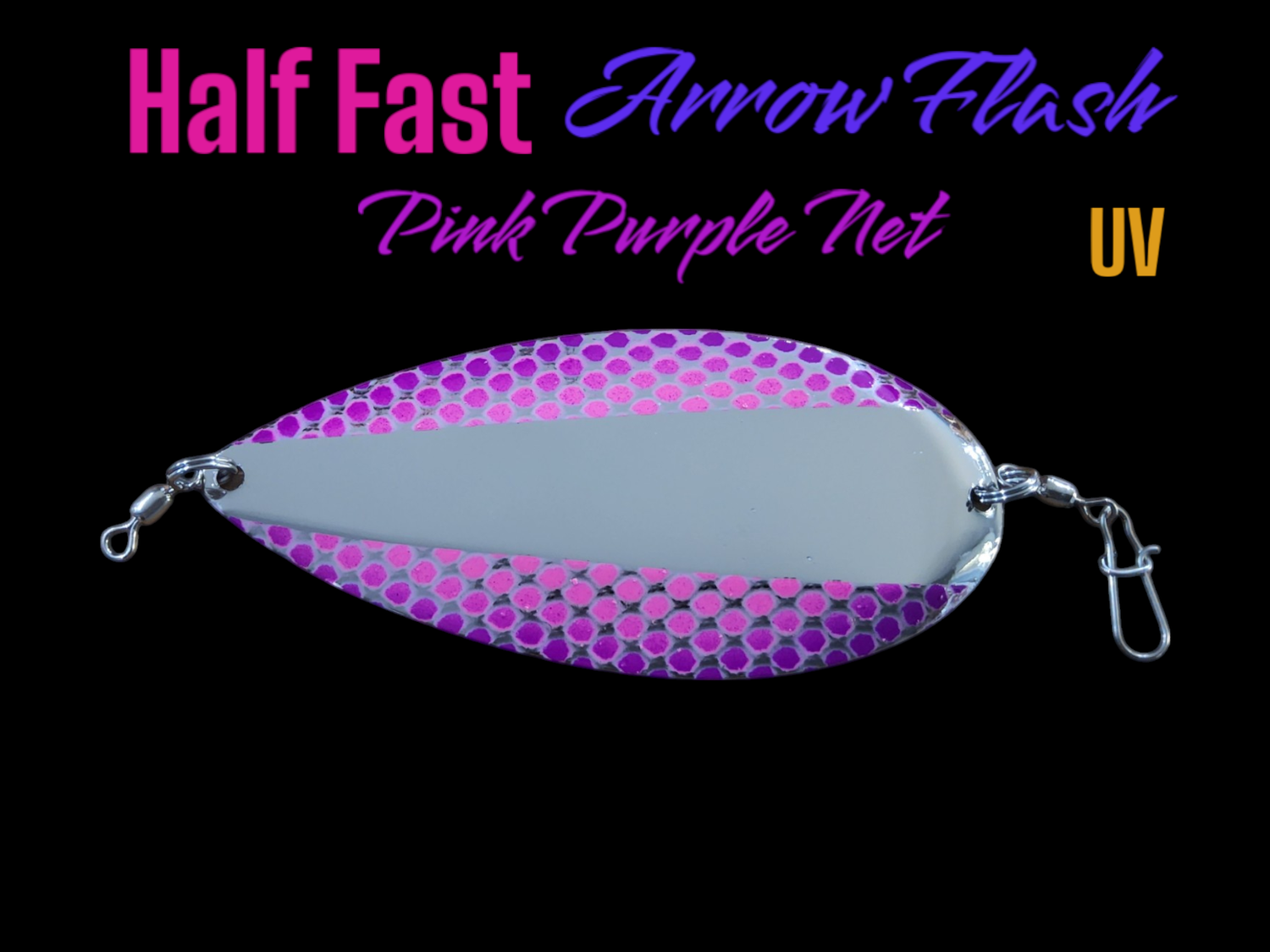 Half Fast Arrow Flash Half Fast Pink Purple Net Wing