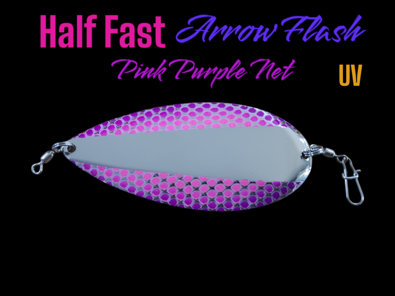 Half Fast Arrow Flash Half Fast Pink Purple Net Wing