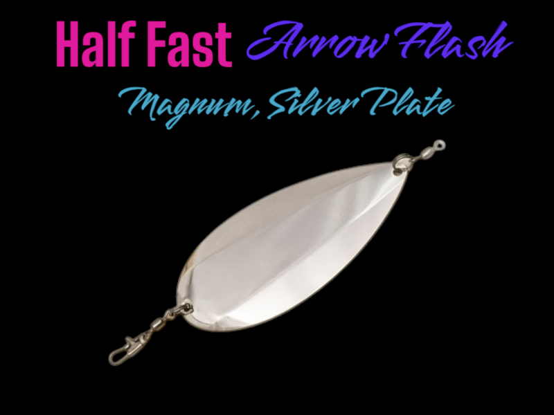 Half Fast Arrow Flash Magnum Silver Plate