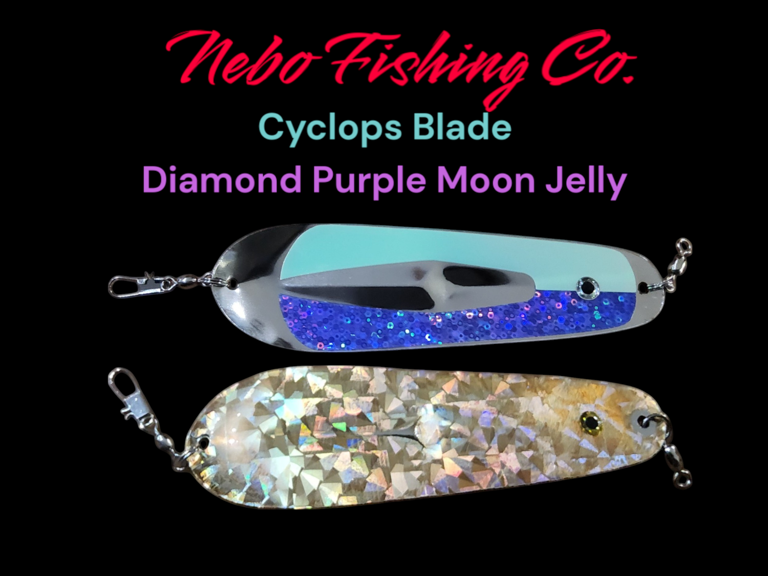 Nebo Cyclops Blade Gold Diamond Purple Moon Jelly Glow