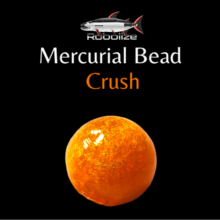 Mercurial Bead 10mm Sink Crush