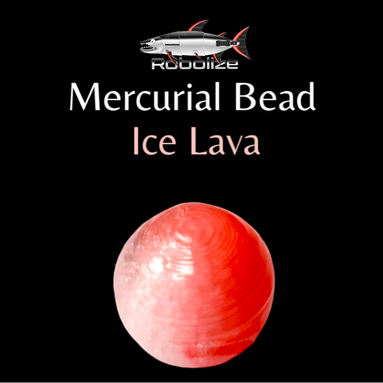 Mercurial Bead 14mm Sink Ice Lava