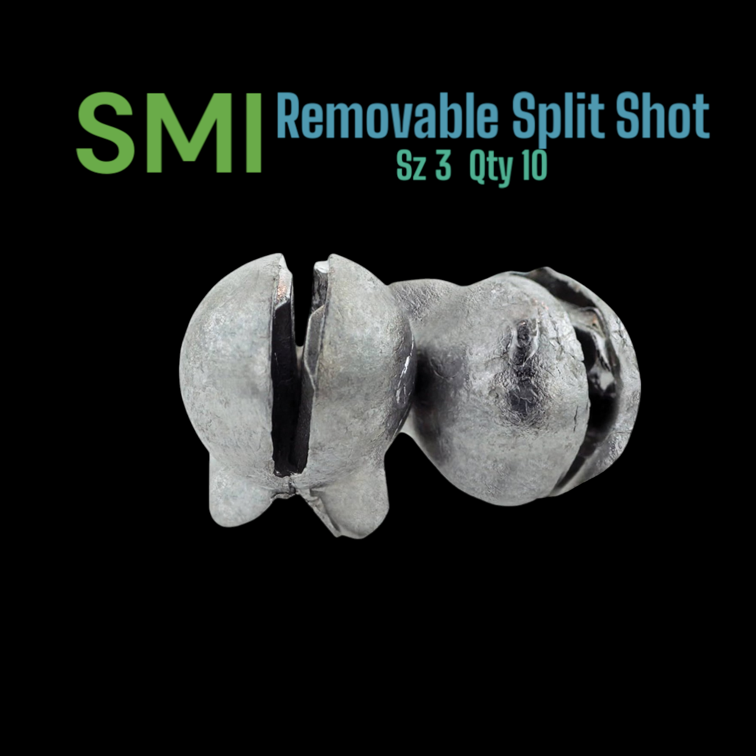 SMI Removable Split Shot Sz3 Qty10