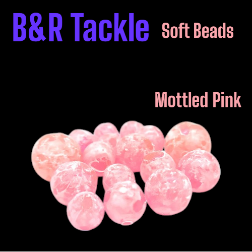 Bnr Soft Beads Mottled Pink