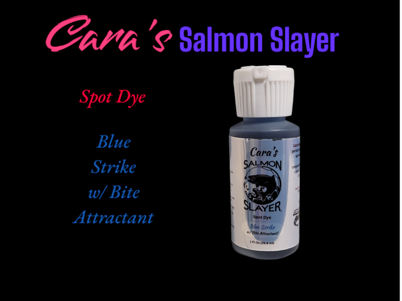 Cara&#39;s Salmon Slayer Spot Dye - Blue Strike 1z