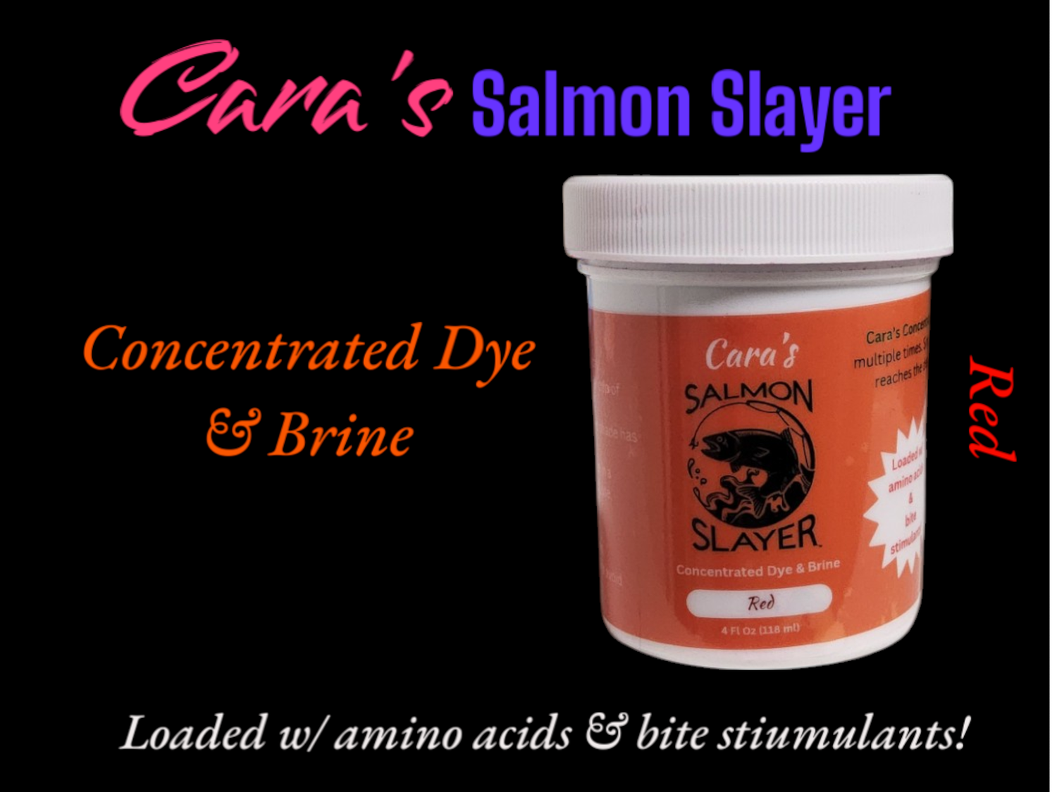 Cara&#39;s Concentrated Dye &amp; Brine - Red