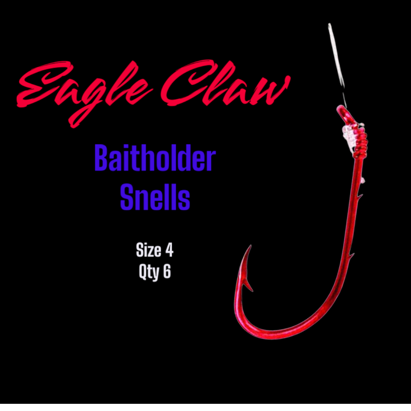 Eagle Claw Baitholder Snells Size 4