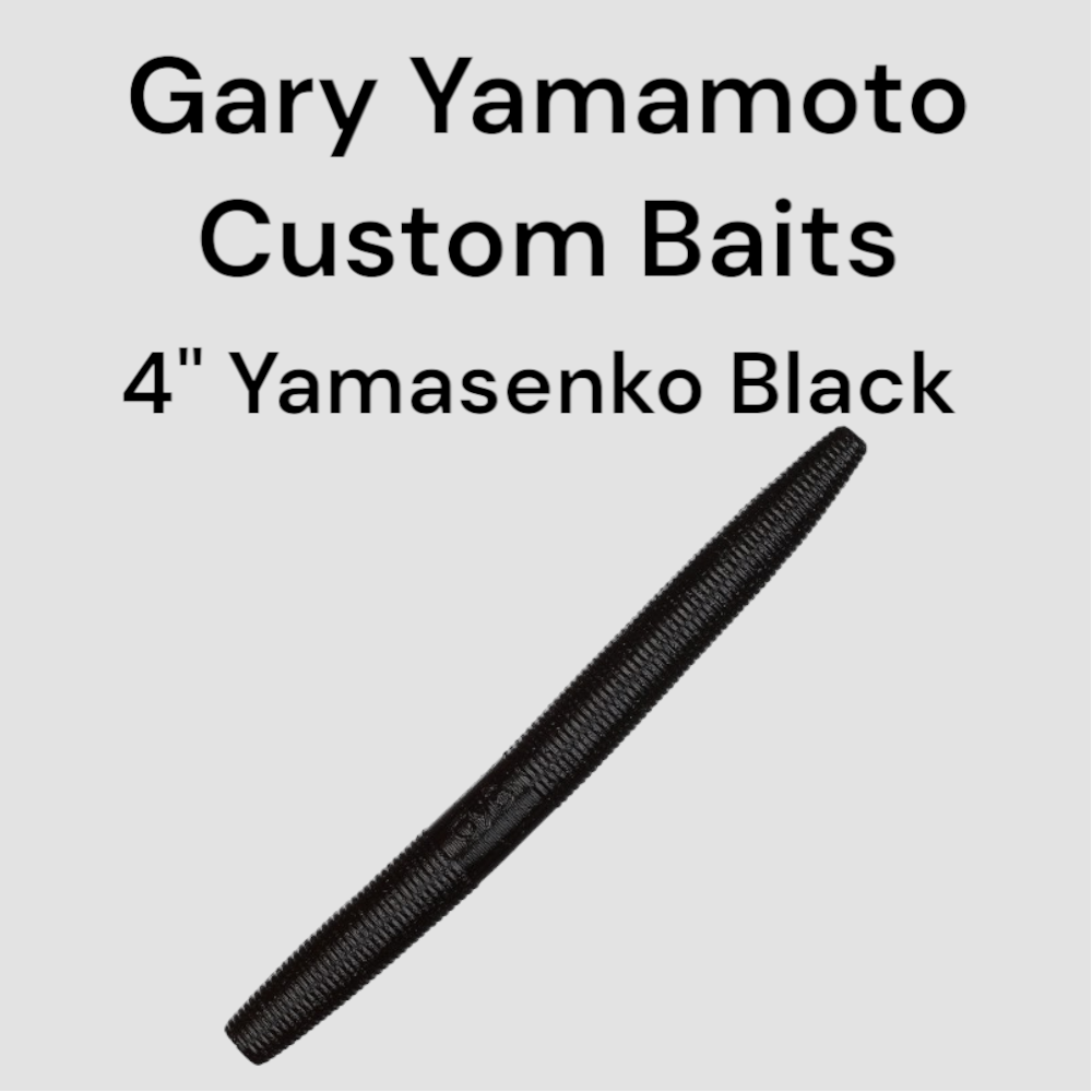 Gary Yamamoto Custom Baits 4&quot; Yamasenki Smoke