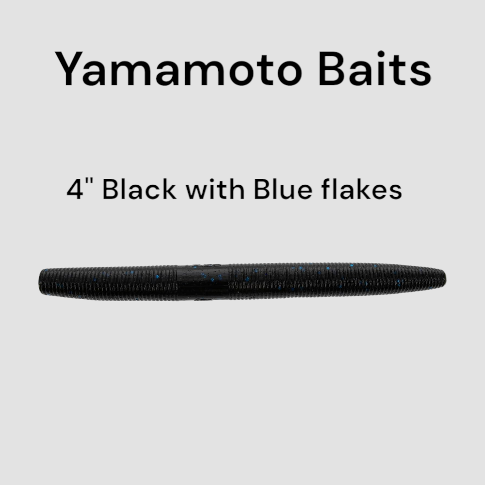 Yamamoto  4&quot; Blk w/ Blue
