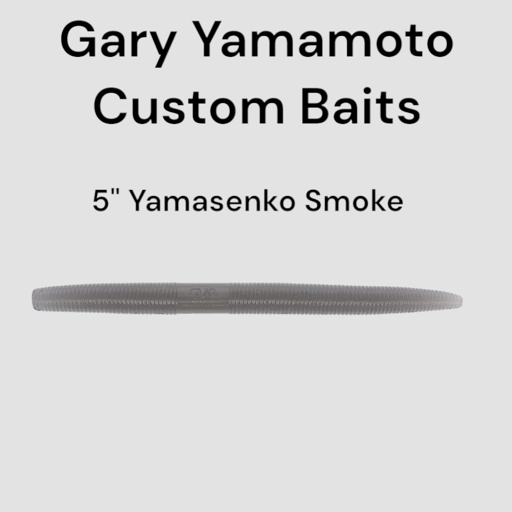 Gary Yamamoto Custom Baits 5&quot; Yamasenko Smoke
