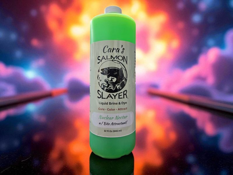 Cara&#39;s Salmon Slayer Liquid Brine &amp; Dye - Nuclear Nectar 32z