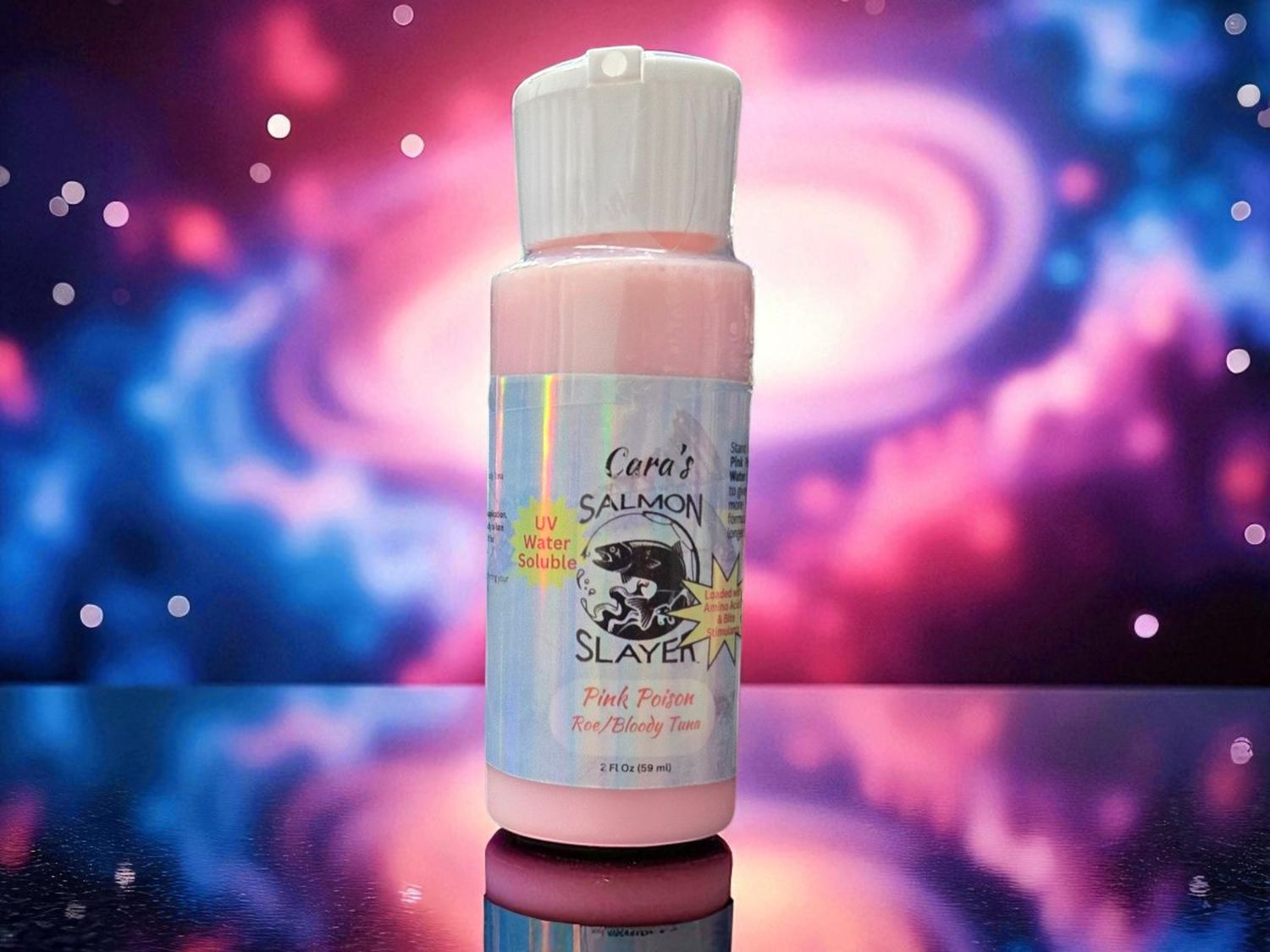 Cara&#39;s Salmon Slayer Pink Poison Roe/Bloody Tuna Water Soluble 2z