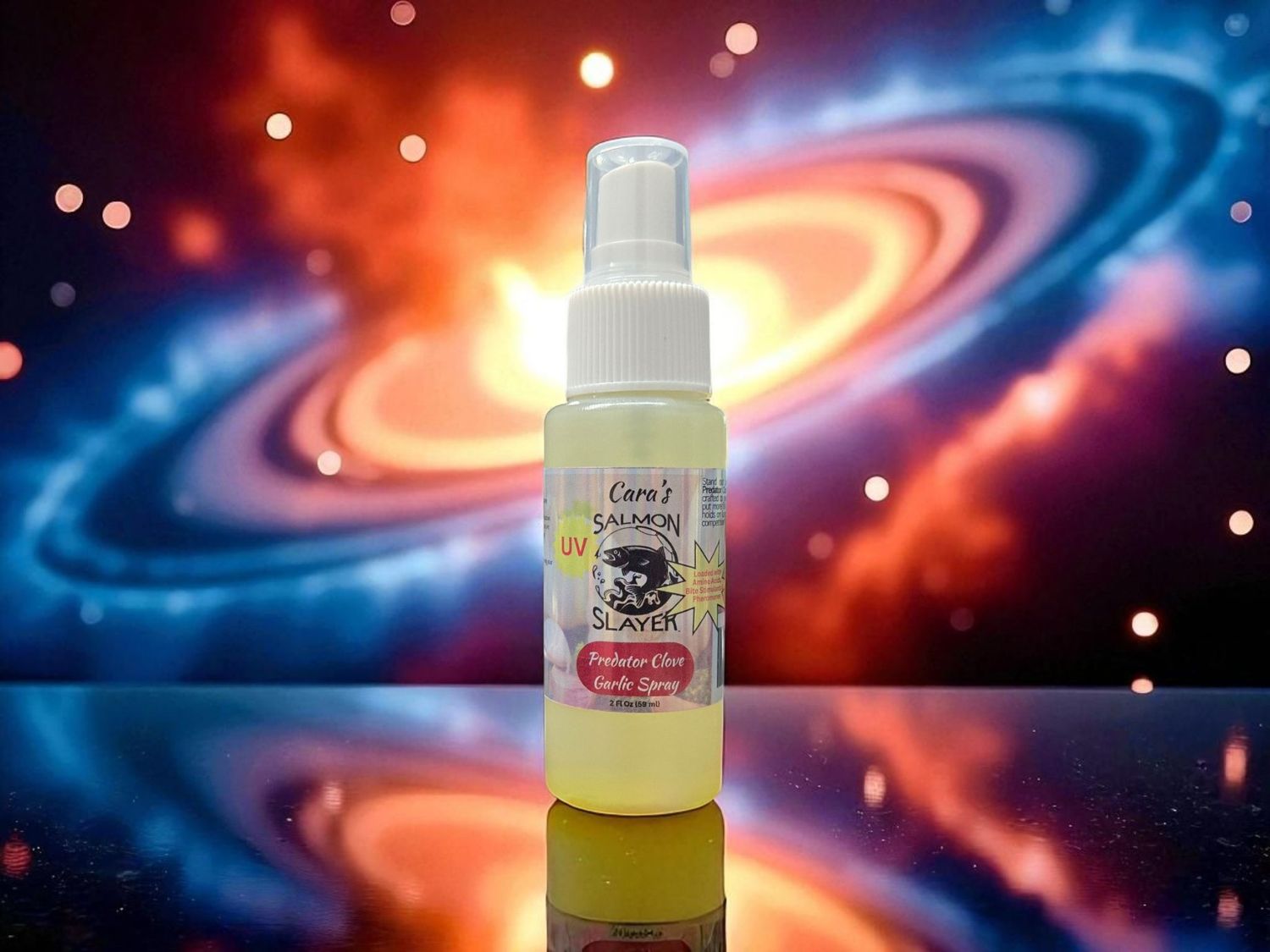Cara&#39;s Salmon Slayer Predator Clove Garlic Spray 2z