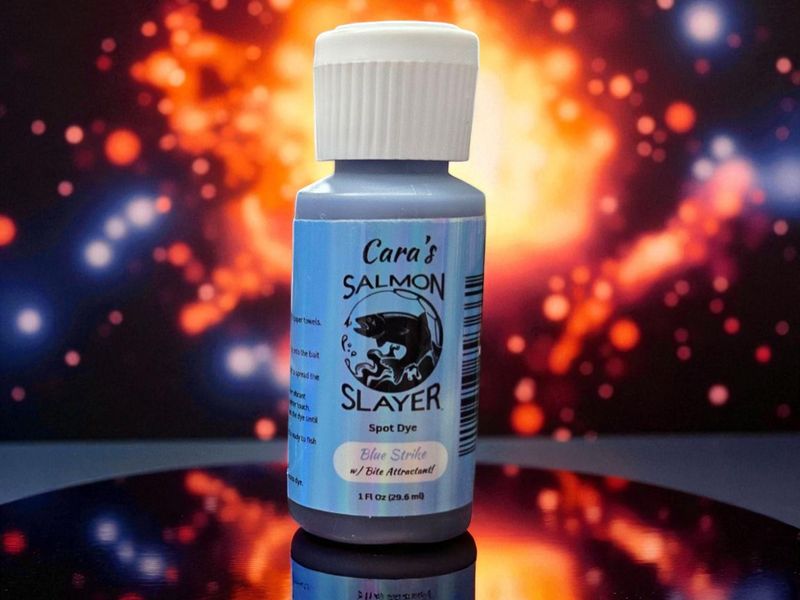Cara&#39;s Salmon Slayer Spot Dye - Blue Strike 1z