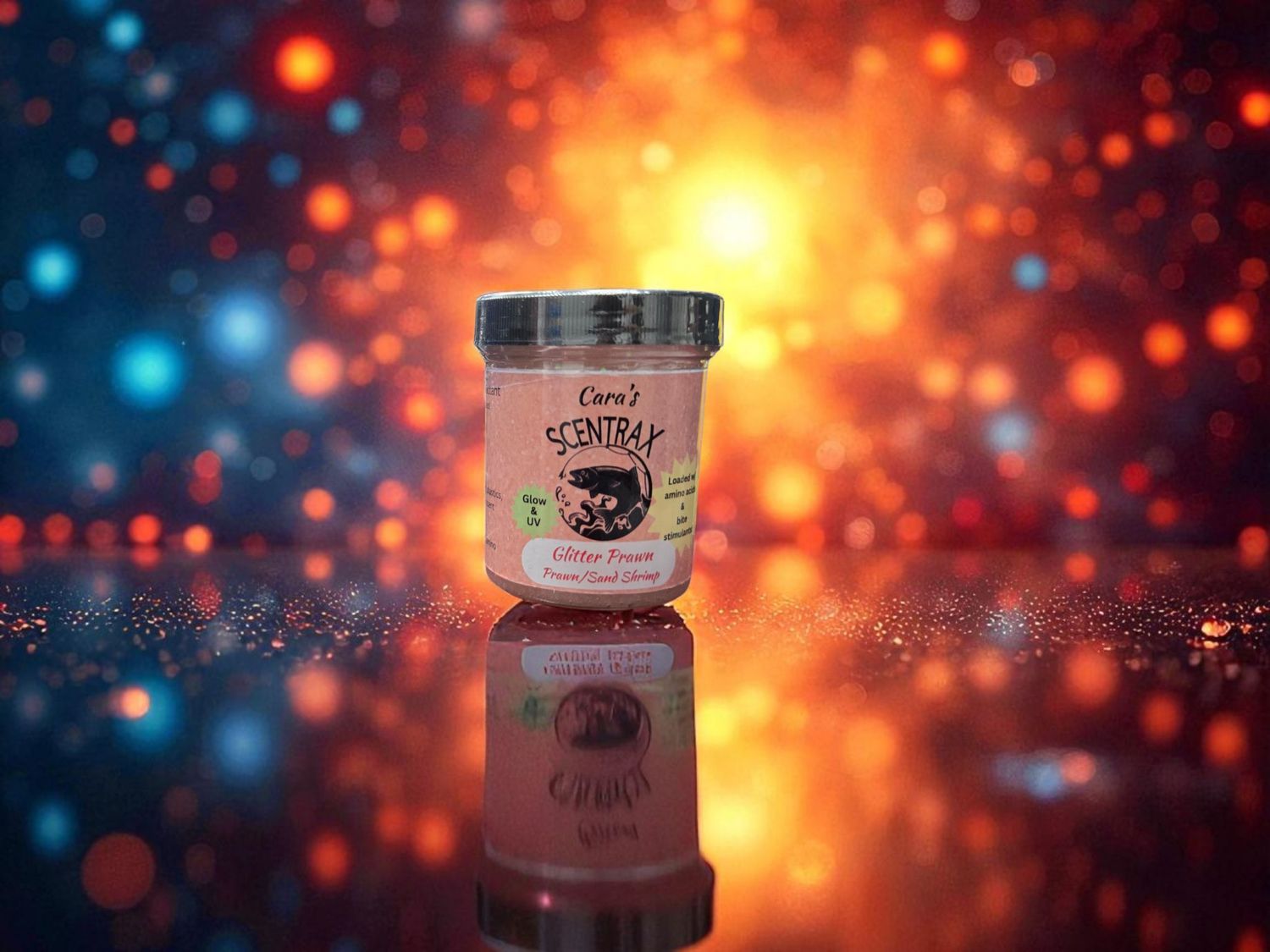 SCENTRAX Glitter Prawn - Prawn/Sand Shrimp Glow &amp; UV 4z