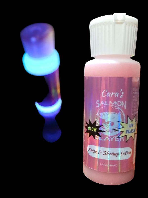Cara&#39;s Salmon Slayer Anise &amp; Shrimp Lotion with UV Flash 2z