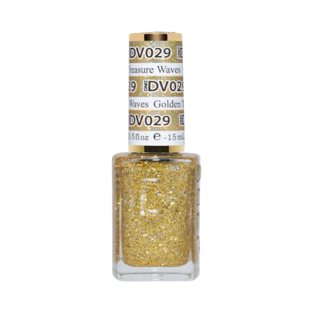 DND-Diva DV029 Golden Treasure Waves, Type: Nail Lacquer