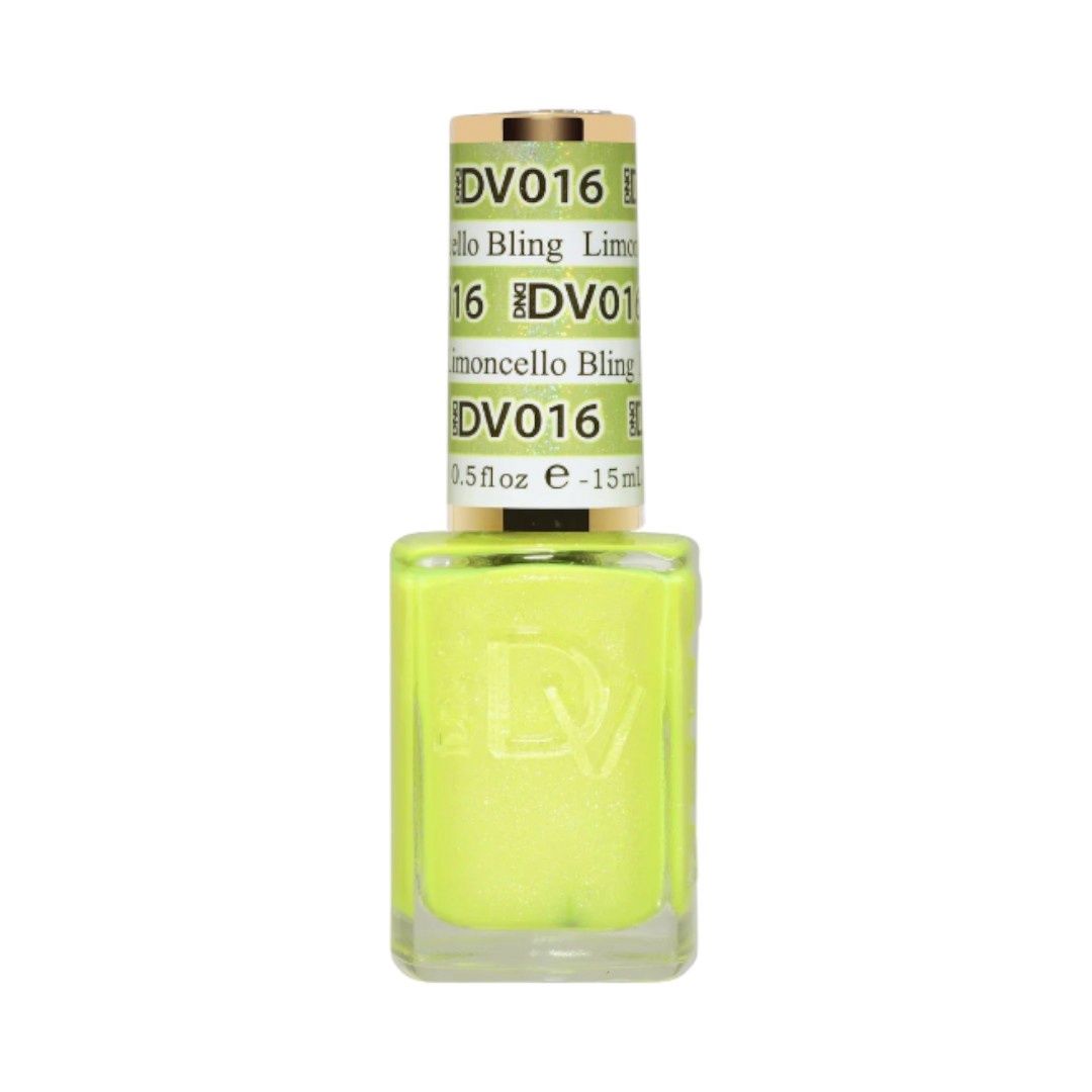 DND-Diva DV016 Limoncello Bling, Type: Nail Lacquer