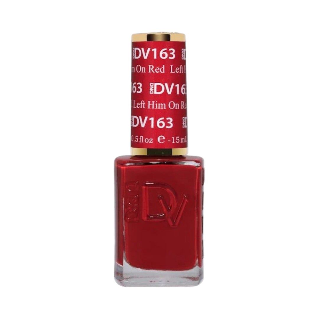 DND-Diva DV163 Left Him On Red, Type: Nail Lacquer