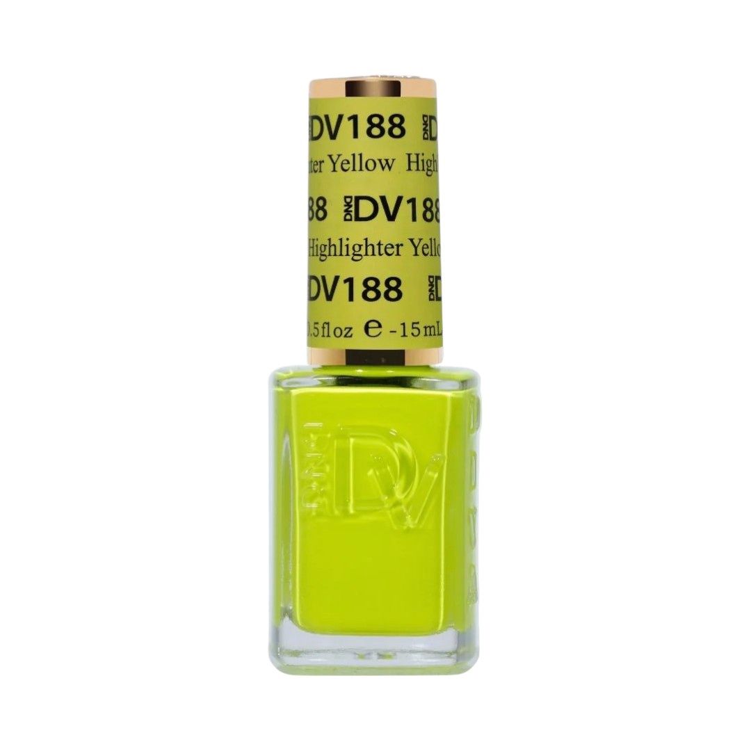 DND-Diva DV188 Highlighter Yellow, Type: Nail Lacquer