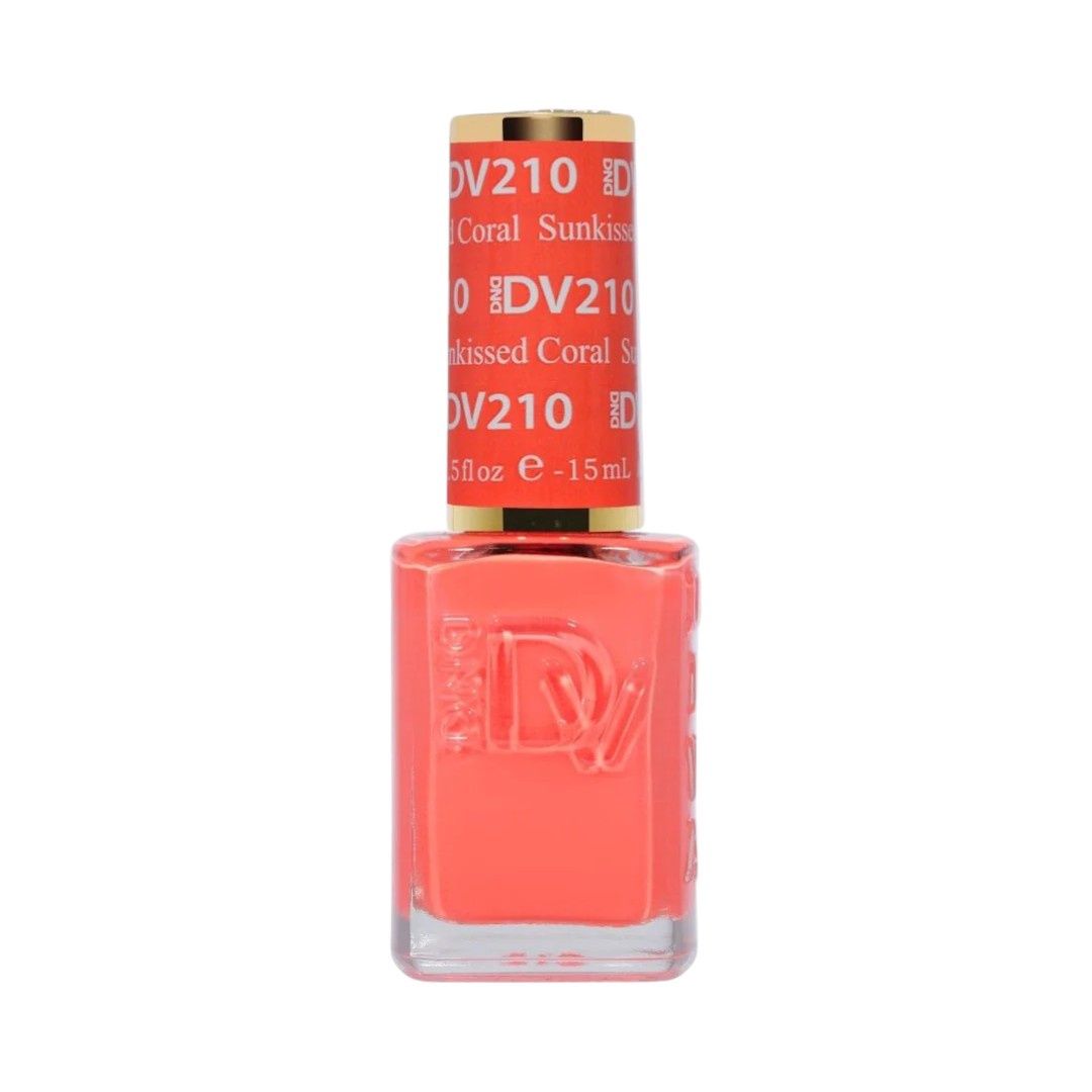 DND-Diva DV210 Sunkissed Coral, Type: Nail Lacquer