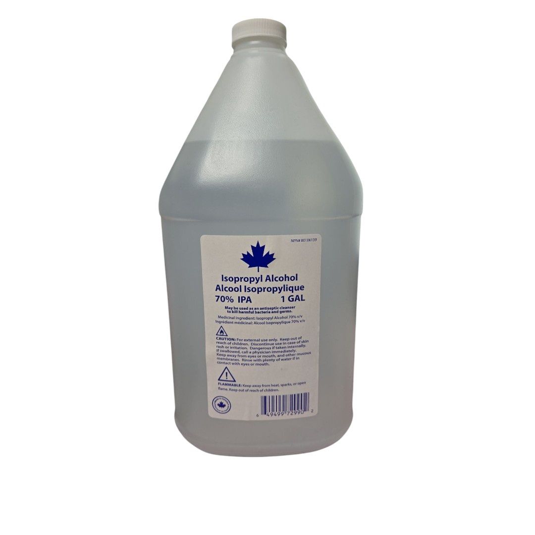 Canada 70% IPA Isopropyl Alcohol 1Gal