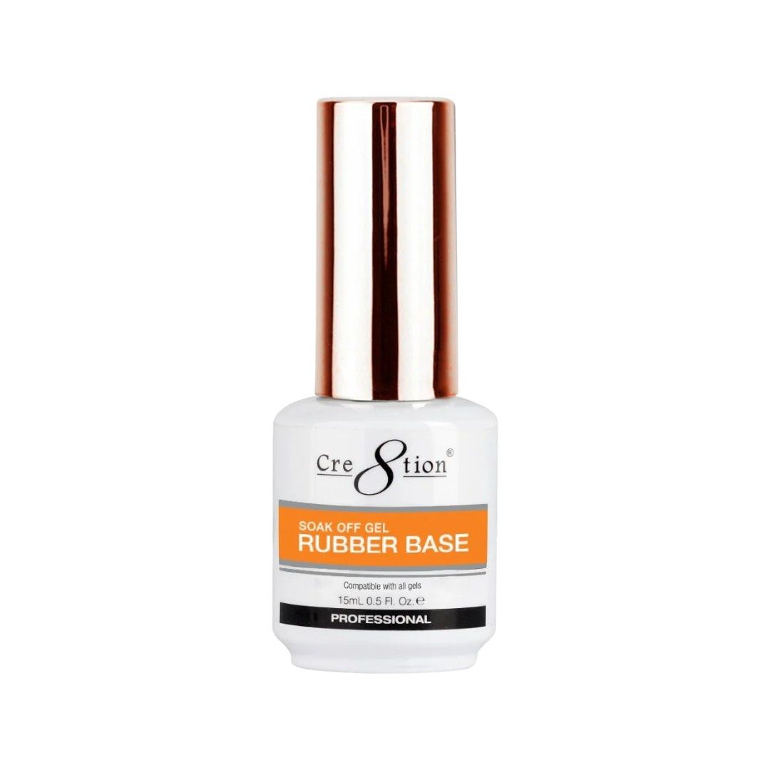 Cre8tion Rubber Base Coat 15mL - Gel Polish