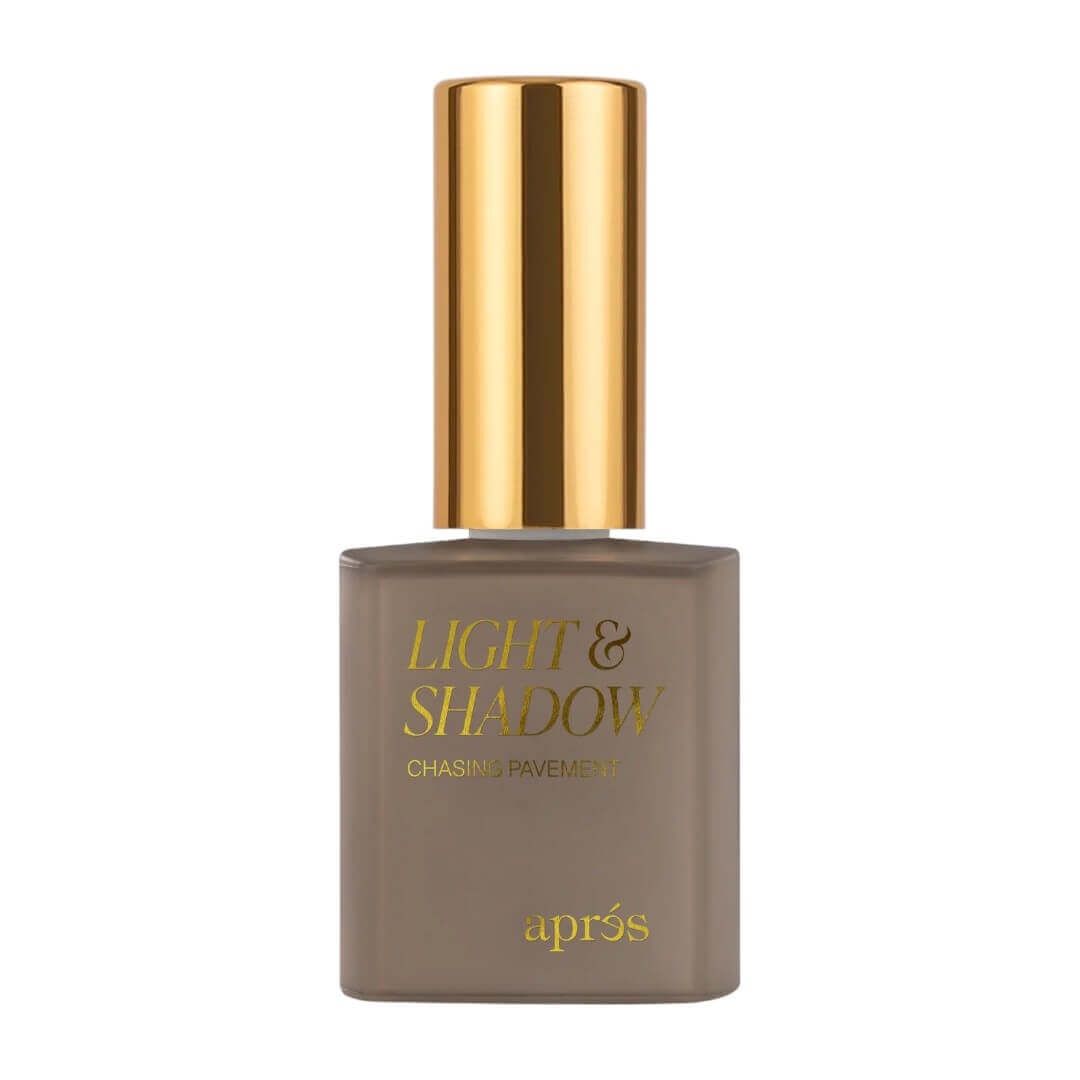 Apres Gel Couleur Sheer Chasing Pavement SHGC704 Gel Polish | Nail Mall Bradford Matte Brown Bottle