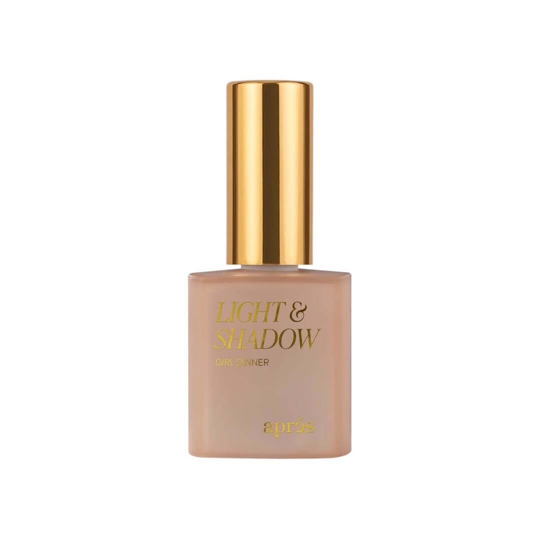 Apres Gel Couleur Sheer Girl Dinner SHGC607 Gel Polish | Nail Mall Barrie Matte Light Brown Bottle