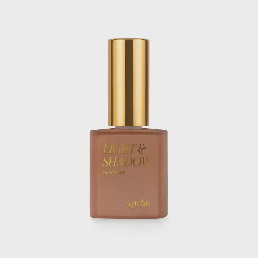 Apres Gel Couleur Sheer Overdone SHGC601 Gel Polish | Nail Mall Barrie Matte Brown Bottle