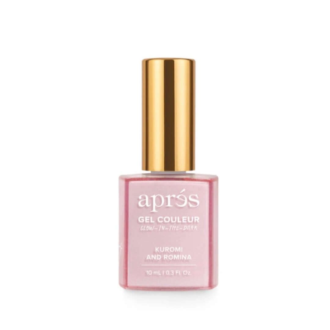 Apres Kuromi Caty Eye Gel Couleur Kuromi and Romina 5KEHK108 Gel Polish | Nail Mall Bradford Pink Bottle