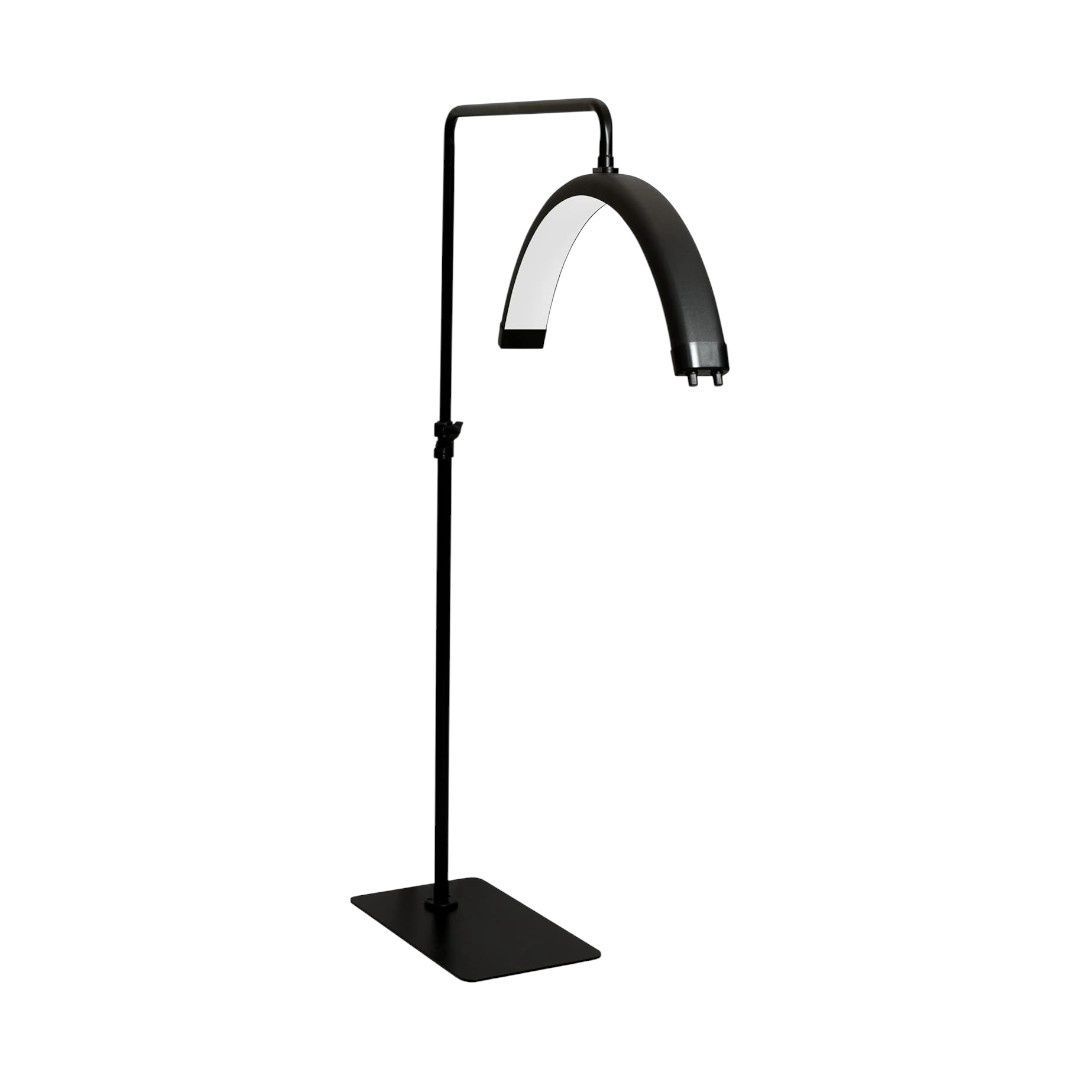 LED Moon Light with Floor Stand 50W, Color: Black