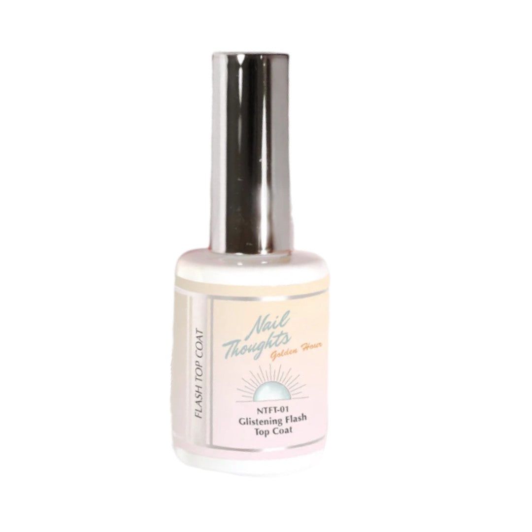 Kokoist Nail Thoughts #NTFT Glistening Flash Top Coat - Gel Polish